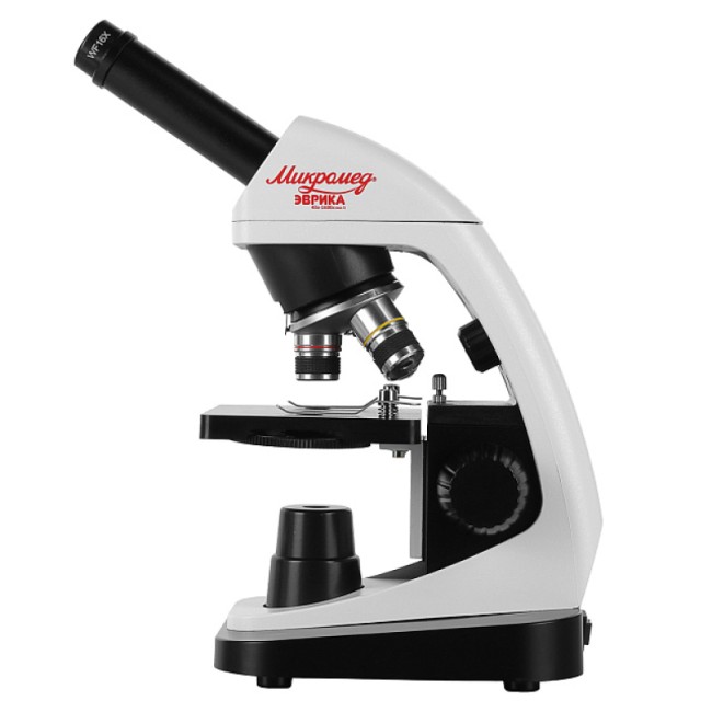 Микроскоп школьный Микромед Эврика 40x-1600x (вар. 3) с видеоокуляром