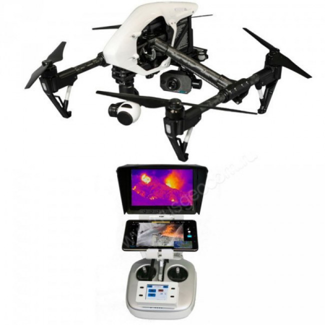 Комплект T08 профессиональный: DJI Inspire 1 и тепловизионная камера FLIR TAU2