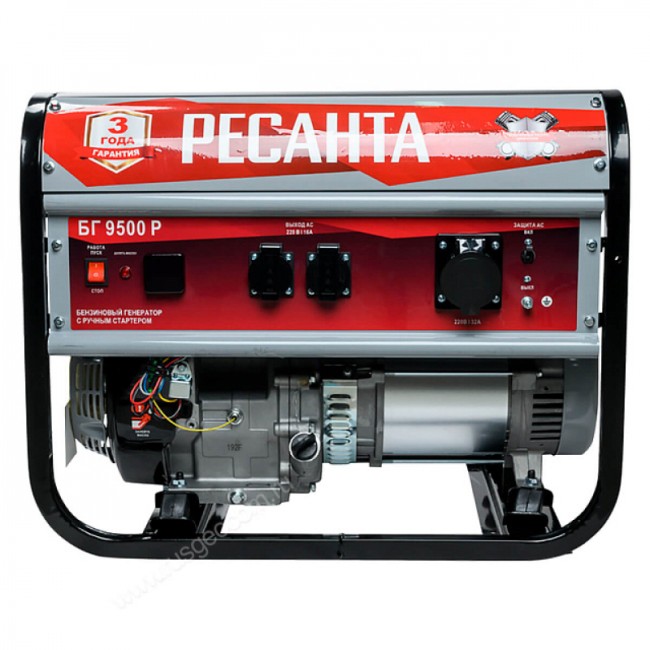 Бензиновый генератор Ресанта БГ 9500 Р Бензиновый генератор Ресанта БГ 9500 Р