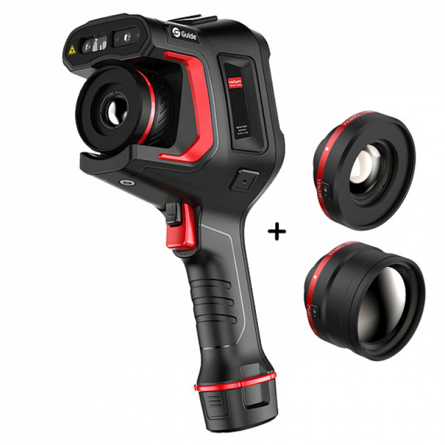Тепловизор Guide H3 с поверкой в комплекте с двумя телеобъективами 15° x 11° и 7° x 5°