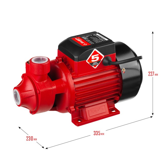 Поверхностный вихревой насос НС-М1-800-Ч ЗУБР 800 Вт