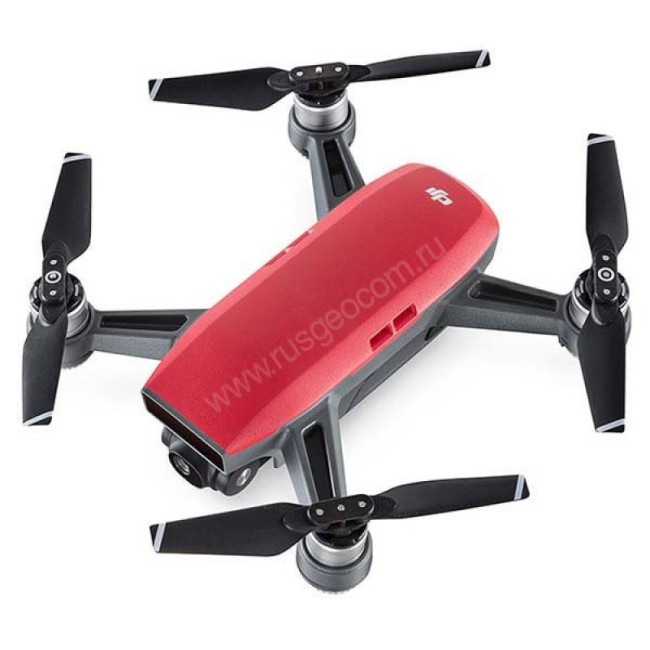 Квадрокоптер DJI Spark Lava Red, красный с 2 дополнительными батареями