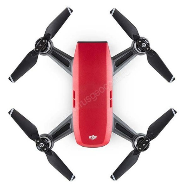 Квадрокоптер DJI Spark Lava Red, красный с 2 дополнительными батареями