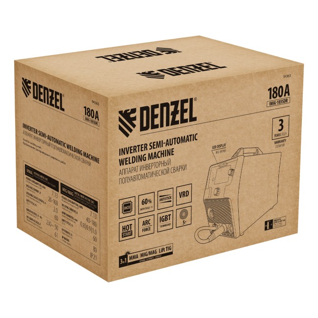 Срарочный полуавтомат IMIG-185SDR Denzel Срарочный полуавтомат IMIG-185SDR Denzel