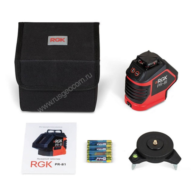 Лазерный уровень RGK PR-81 с калибровкой Лазерный уровень RGK PR-81 с калибровкой
