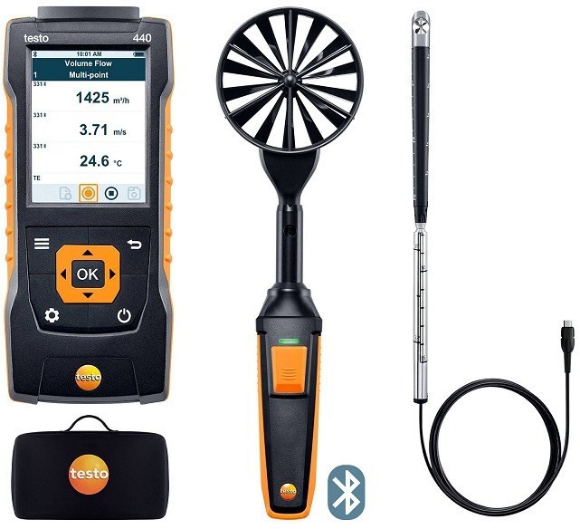 Комплект Testo 440 для вентиляции №2 Комплект Testo 440 для вентиляции №2
