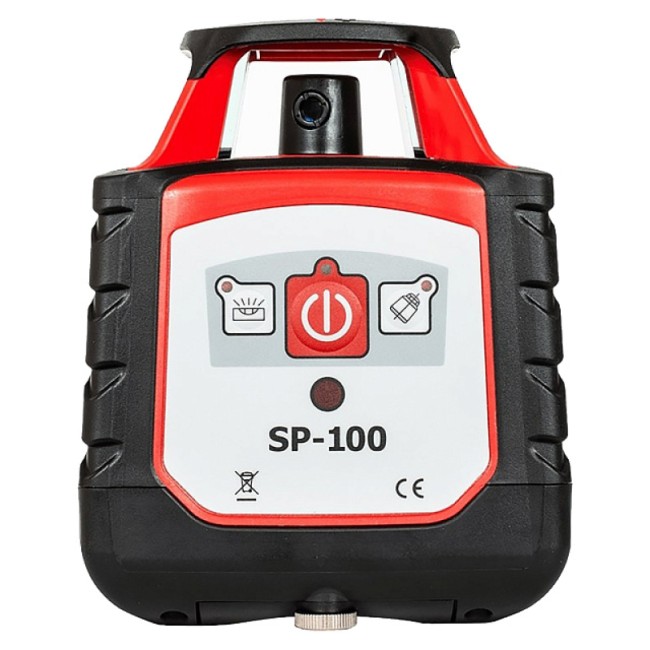 Комплект: ротационный нивелир RGK SP-100 + элевационный штатив RGK SH-170 + рейка RGK LR-2 + дальномер RGK DL100