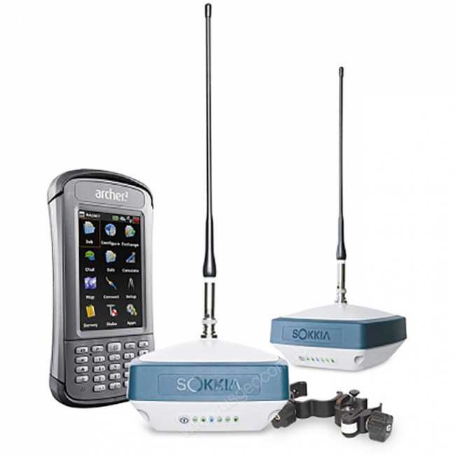 Комплект из двух приемников Sokkia GRX3 с модемами UHF/GSM и контроллера Archer2