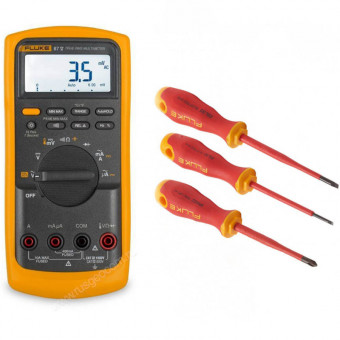 Комплект Fluke IB875L - мультиметр Fluke 87V с набором отвёрток