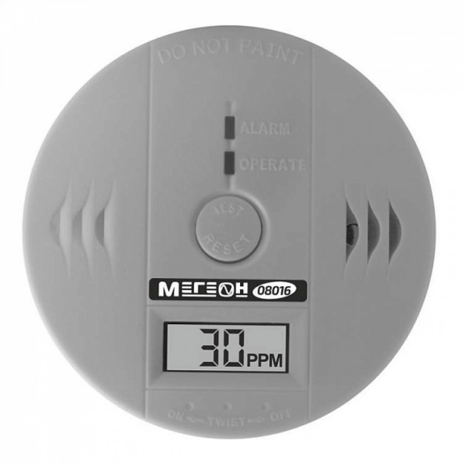 Детектор утечки CO МЕГЕОН 08016