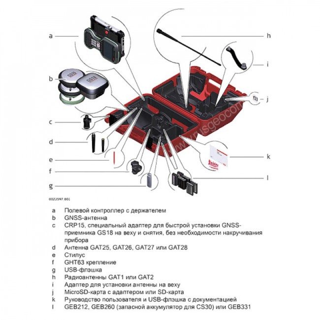 GPS/GNSS-приемник LEICA GS16 3.75G & UHF (расширенный)