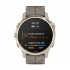 Часы Garmin Fenix 6S Pro Solar золотистый с серым замшевым ремешком