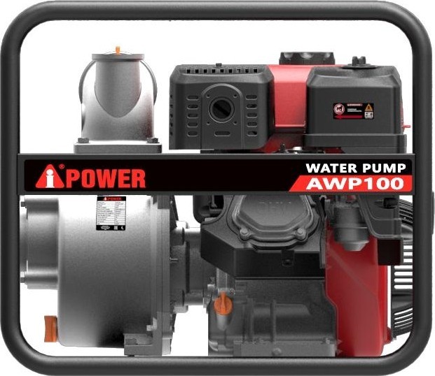 Бензиновая мотопомпа для чистой воды A-iPower AWP100