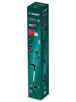 Триммер аккумуляторный бесщеточный ТАБ-2031-21 ЗУБР 20 В, 310 мм, 1 АКБ LMS (2 Ач) Триммер аккумуляторный бесщеточный ТАБ-2031-21 ЗУБР 20 В, 310 мм, 1 АКБ LMS (2 Ач)