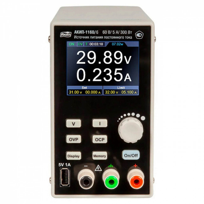Источник питания постоянного тока АКИП-1160/6