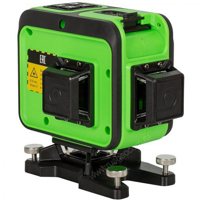 Комплект: лазерный уровень RGK PR-38G + штанга-упор RGK CG-2