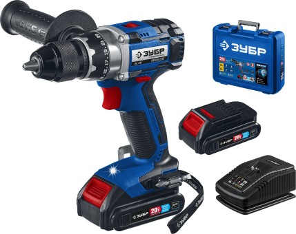 Дрель-шуруповерт бесщеточная DB-201-22 ЗУБР 2 АКБ Дрель-шуруповерт бесщеточная DB-201-22 ЗУБР 2 АКБ