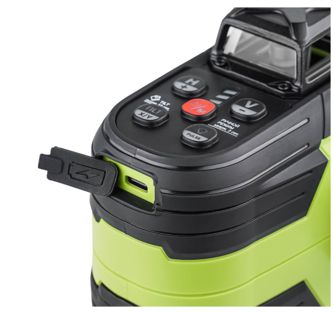 Лазерный уровень RGK SRV-4D с сервоприводом Лазерный уровень RGK SRV-4D с сервоприводом