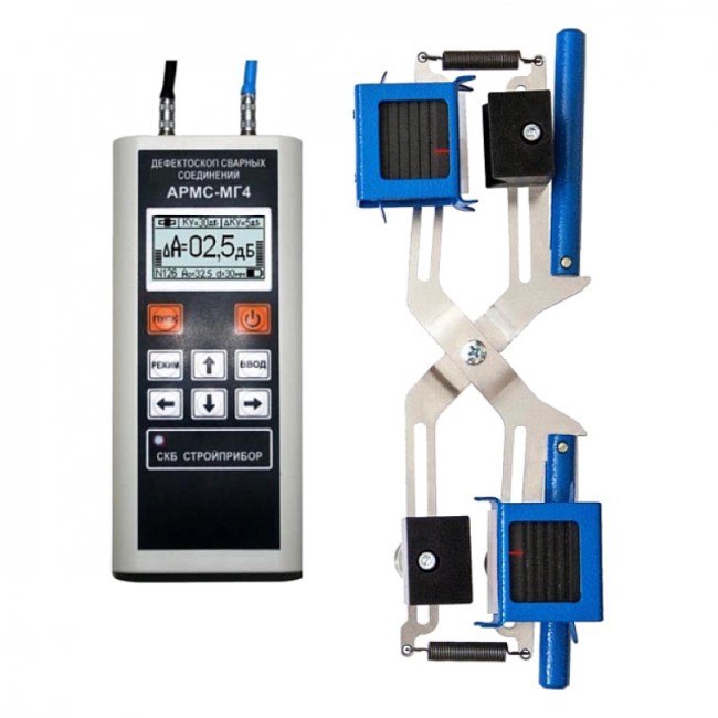 Ультразвуковой дефектоскоп сварных соединений АРМС-МГ4 (с цветным дисплеем) Ультразвуковой дефектоскоп сварных соединений АРМС-МГ4 (с цветным дисплеем)