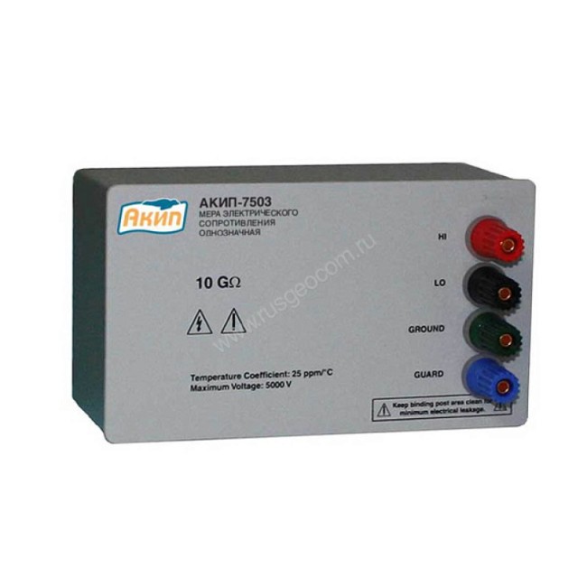 Мера сопротивления АКИП-7503-1ТОм Мера сопротивления АКИП-7503-1ТОм