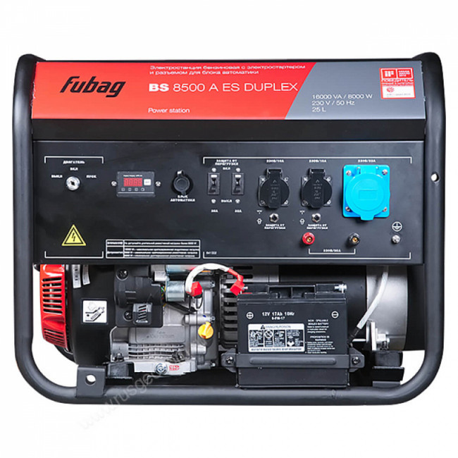 Бензиновый генератор FUBAG BS 8500 A ES DUPLEX