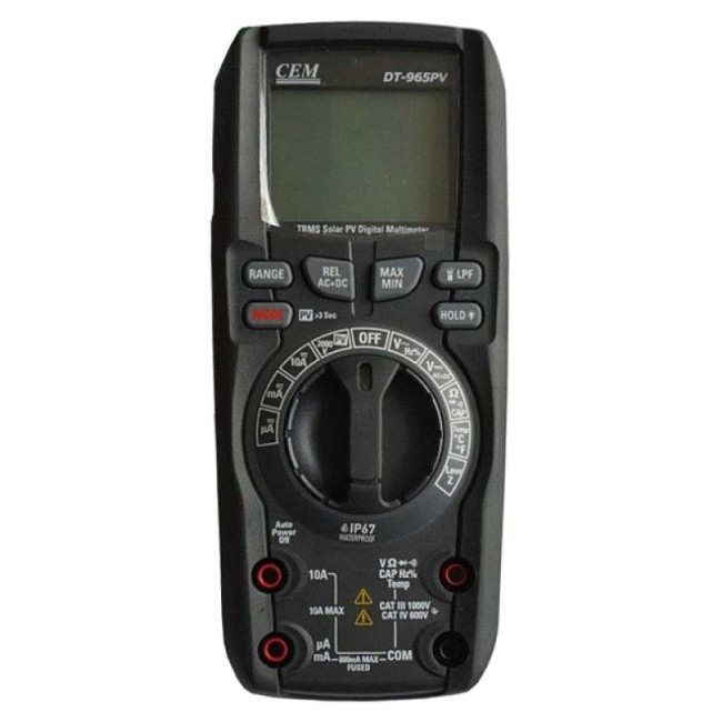 Цифровой мультиметр с функцией проверки солнечных батарей CEM DT-965PV