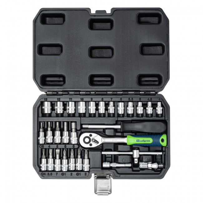 Набор инструментов 1/4" 29 предметов Сибртех