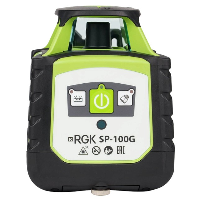 Комплект: ротационный нивелир RGK SP-100G + элевационный штатив RGK SH-170 Комплект: ротационный нивелир RGK SP-100G + элевационный штатив RGK SH-170