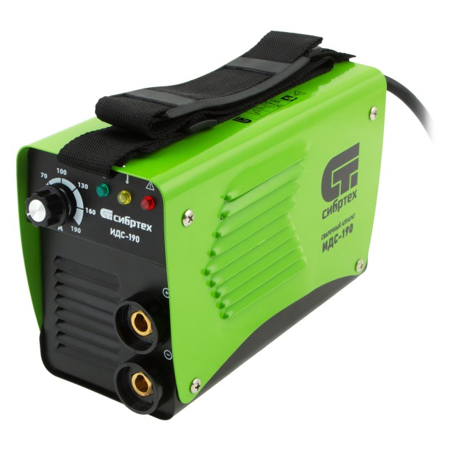 Аппарат инверторный дуговой сварки ИДС-190 Сибртех Аппарат инверторный дуговой сварки ИДС-190 Сибртех