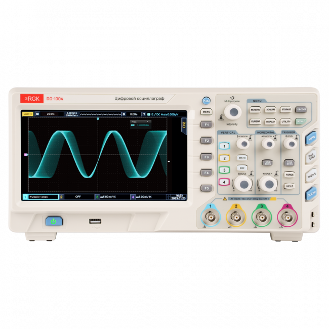 Цифровой осциллограф RGK DO-1004 Цифровой осциллограф RGK DO-1004
