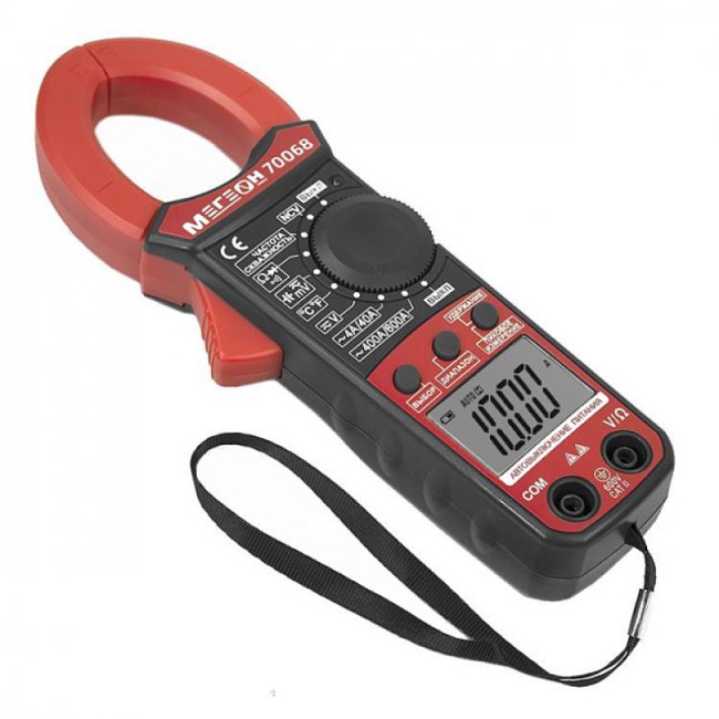 Цифровые токоизмерительные клещи, мультиметр МЕГЕОН 70068