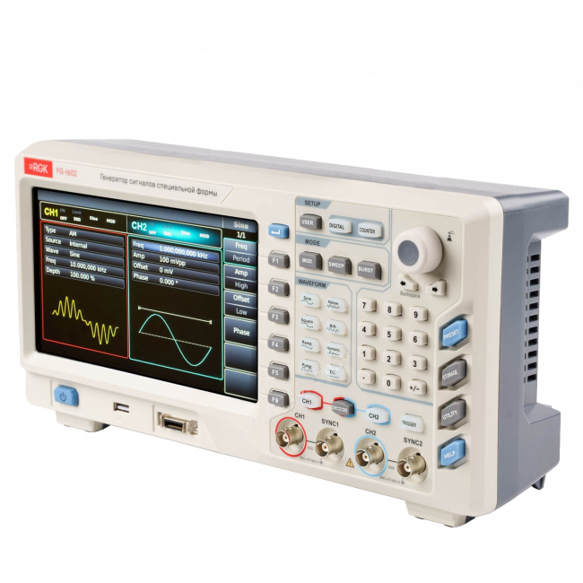 Генератор сигналов специальной формы RGK FG-1602 Генератор сигналов специальной формы RGK FG-1602