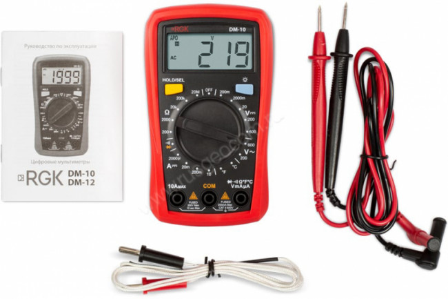 Мультиметр RGK DM-10